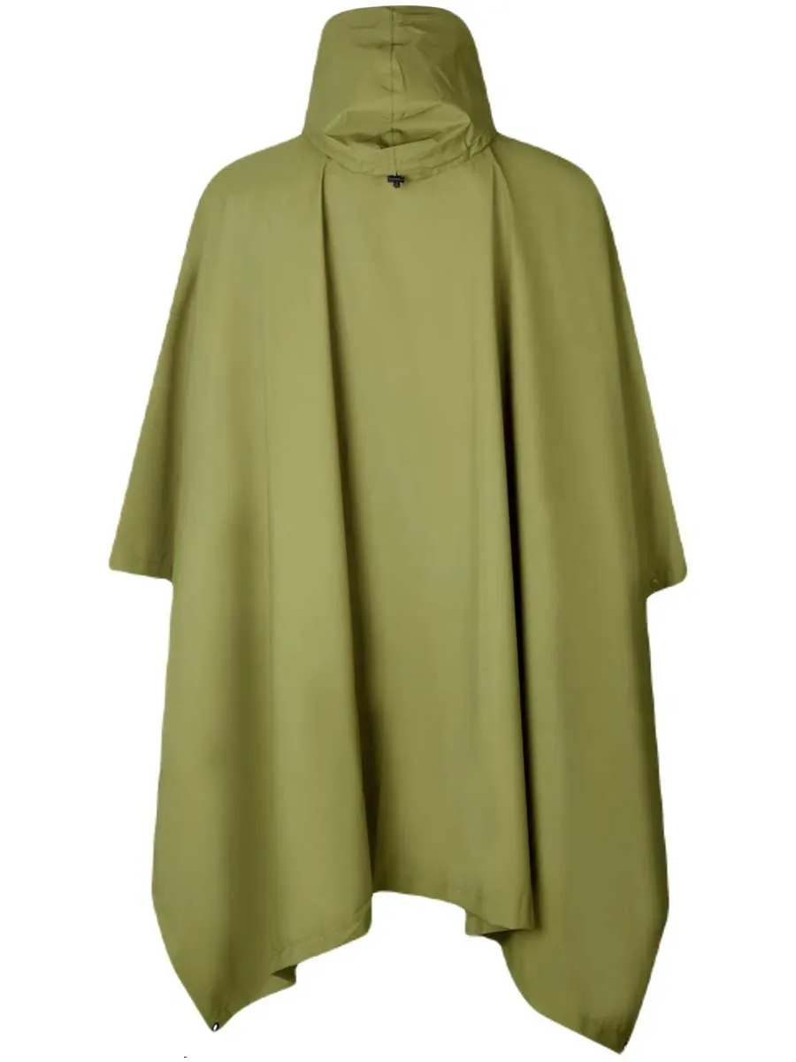 SEELAND Taxus Packable Rain Poncho - Martini Olive