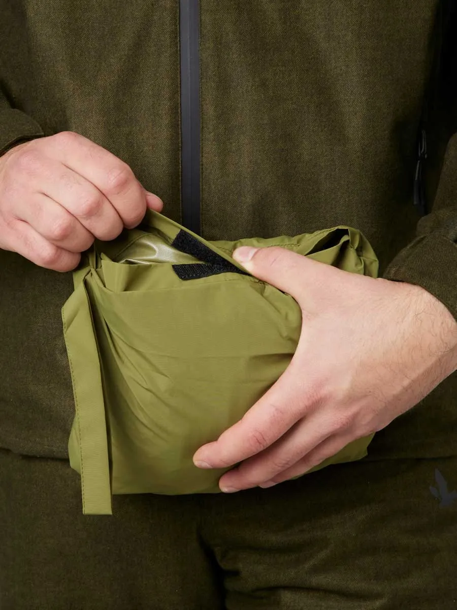 SEELAND Taxus Packable Rain Poncho - Martini Olive