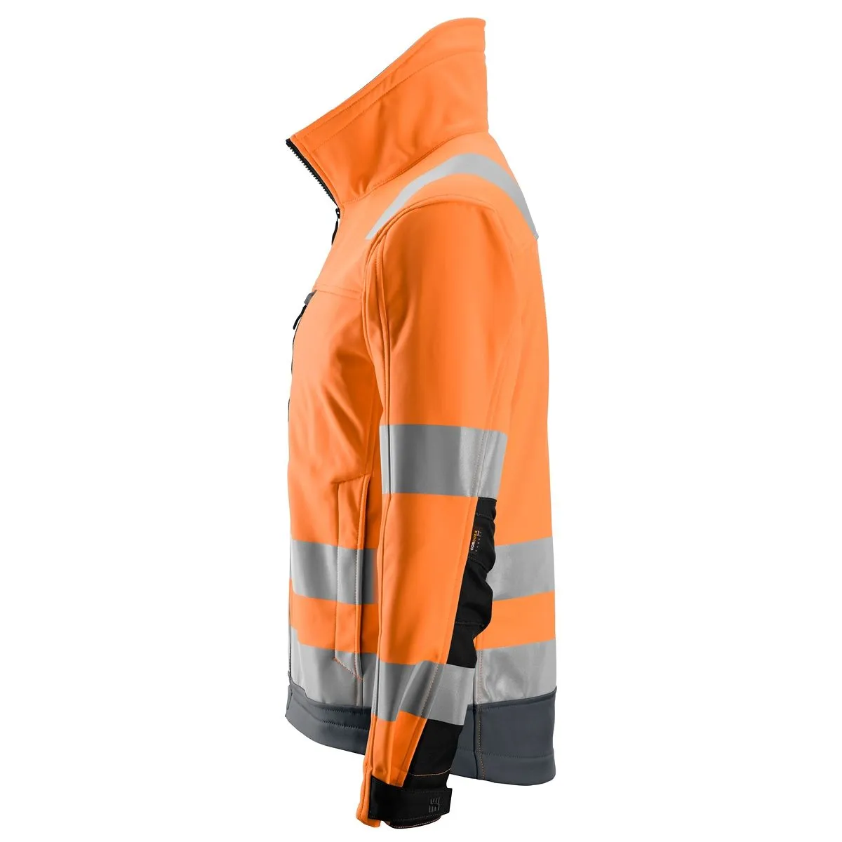 Snickers&#x20;1230&#x20;AllroundWork,&#x20;High-Vis&#x20;Softshell&#x20;Jacket,&#x20;Class&#x20;3&#x20;-&#x20;Yellow&#x2F;Steel&#x20;Grey