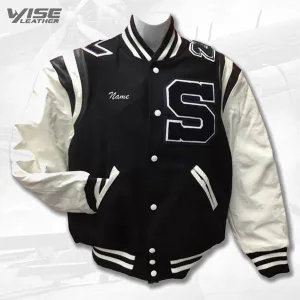 Stevenson High School Varsity Jacket in White