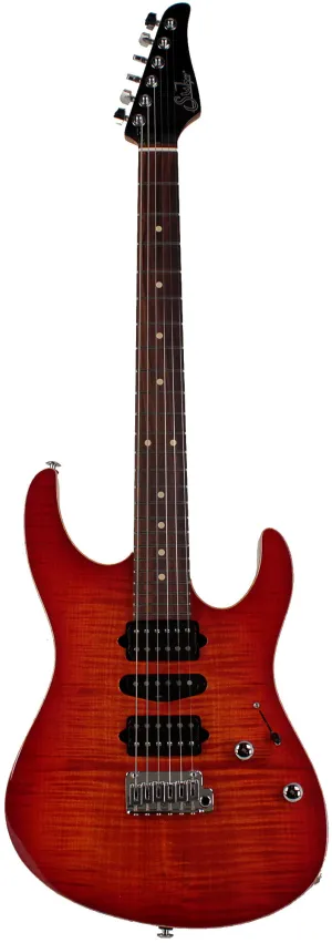 Suhr Modern Plus Guitar, Fireburst, Pau Ferro, HSH