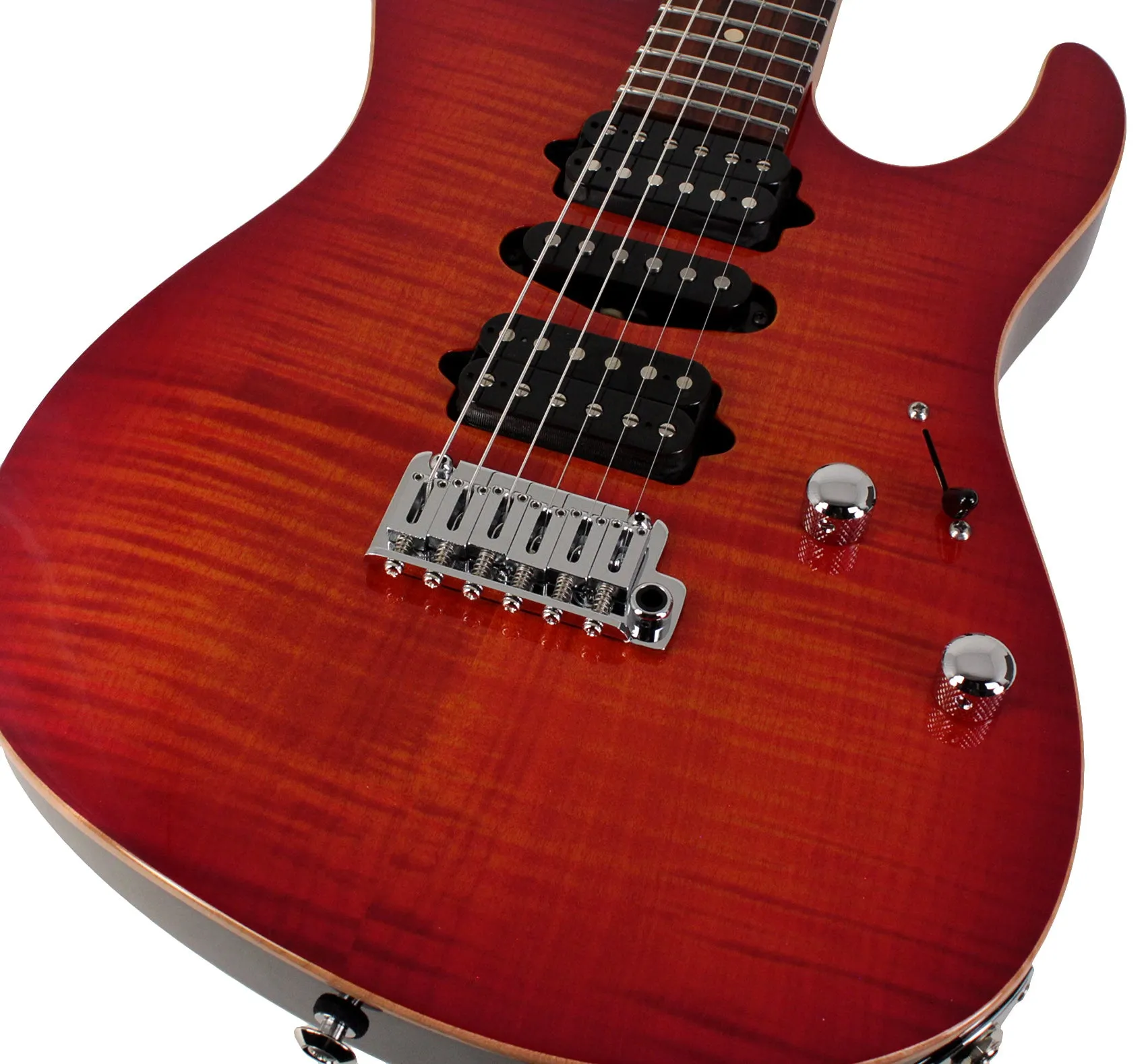 Suhr Modern Plus Guitar, Fireburst, Pau Ferro, HSH