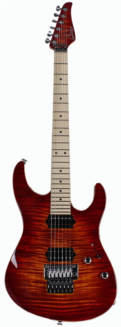 Suhr Modern Pro Guitar, Fireburst, Maple, HH, Floyd Rose