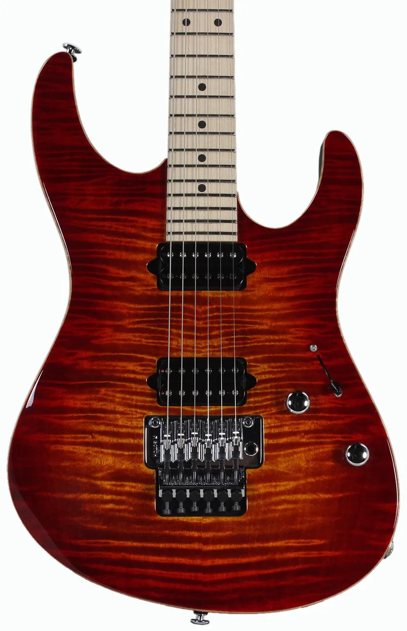 Suhr Modern Pro Guitar, Fireburst, Maple, HH, Floyd Rose