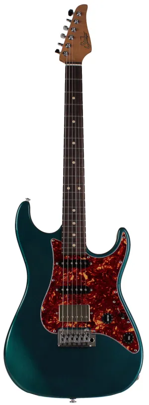 Suhr Select Standard Guitar, Roasted Neck, Ocean Turquoise Metallic