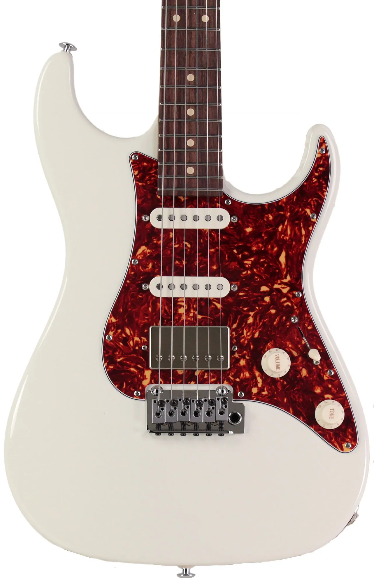 Suhr Select Standard Guitar, Roasted Neck, Olympic White