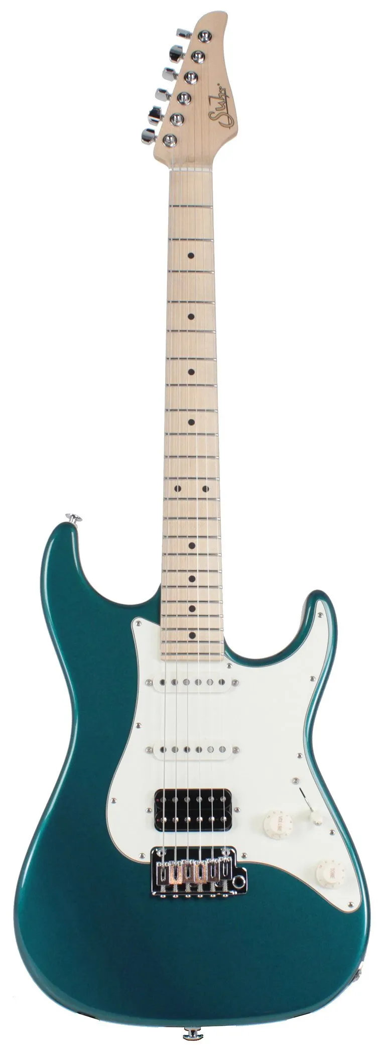 Suhr Standard Guitar, Ocean Turquoise Metallic, Maple