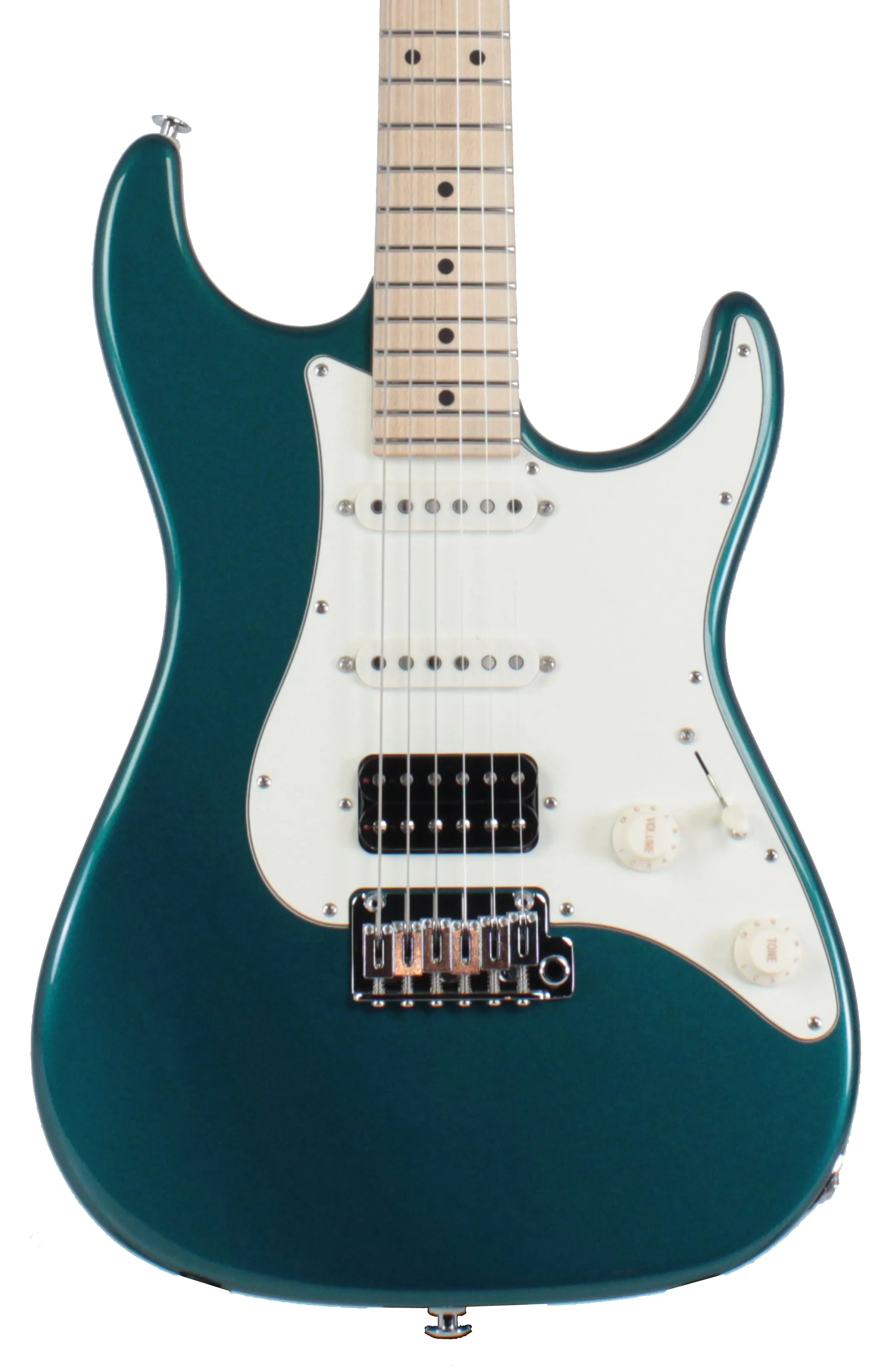 Suhr Standard Guitar, Ocean Turquoise Metallic, Maple