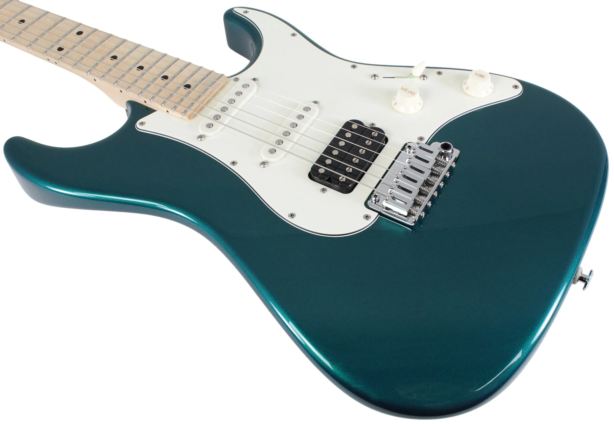 Suhr Standard Guitar, Ocean Turquoise Metallic, Maple