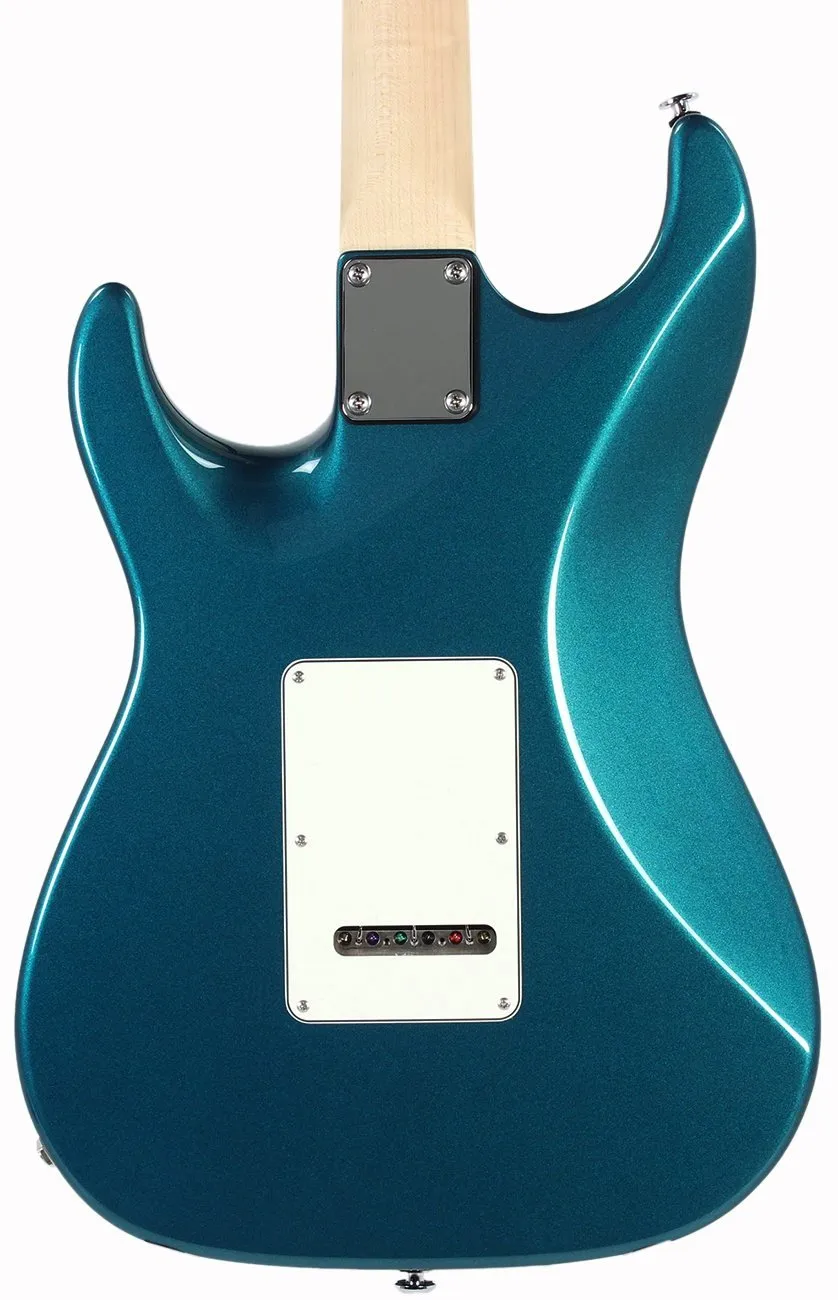 Suhr Standard Guitar, Ocean Turquoise Metallic, Maple