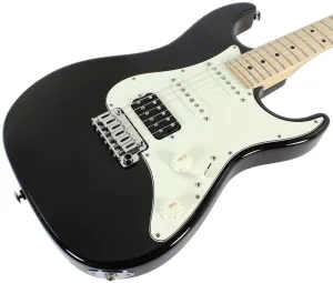 Suhr Throwback Standard Pro Guitar, Trans Black, Maple