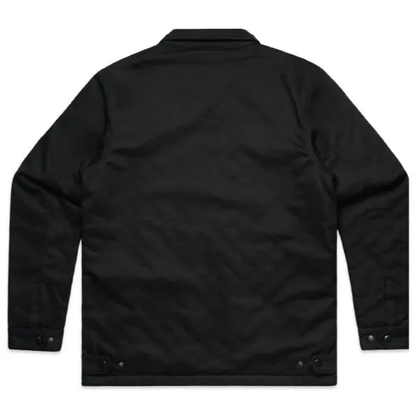 SUNDIEGO Work Jacket w/Half Sun Embr. - Black