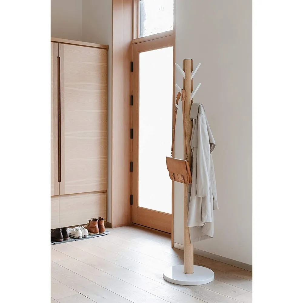 Umbra Flapper Hat & Coat Rack Natural & White