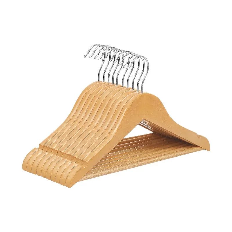 Wooden Hangers 10 Pack