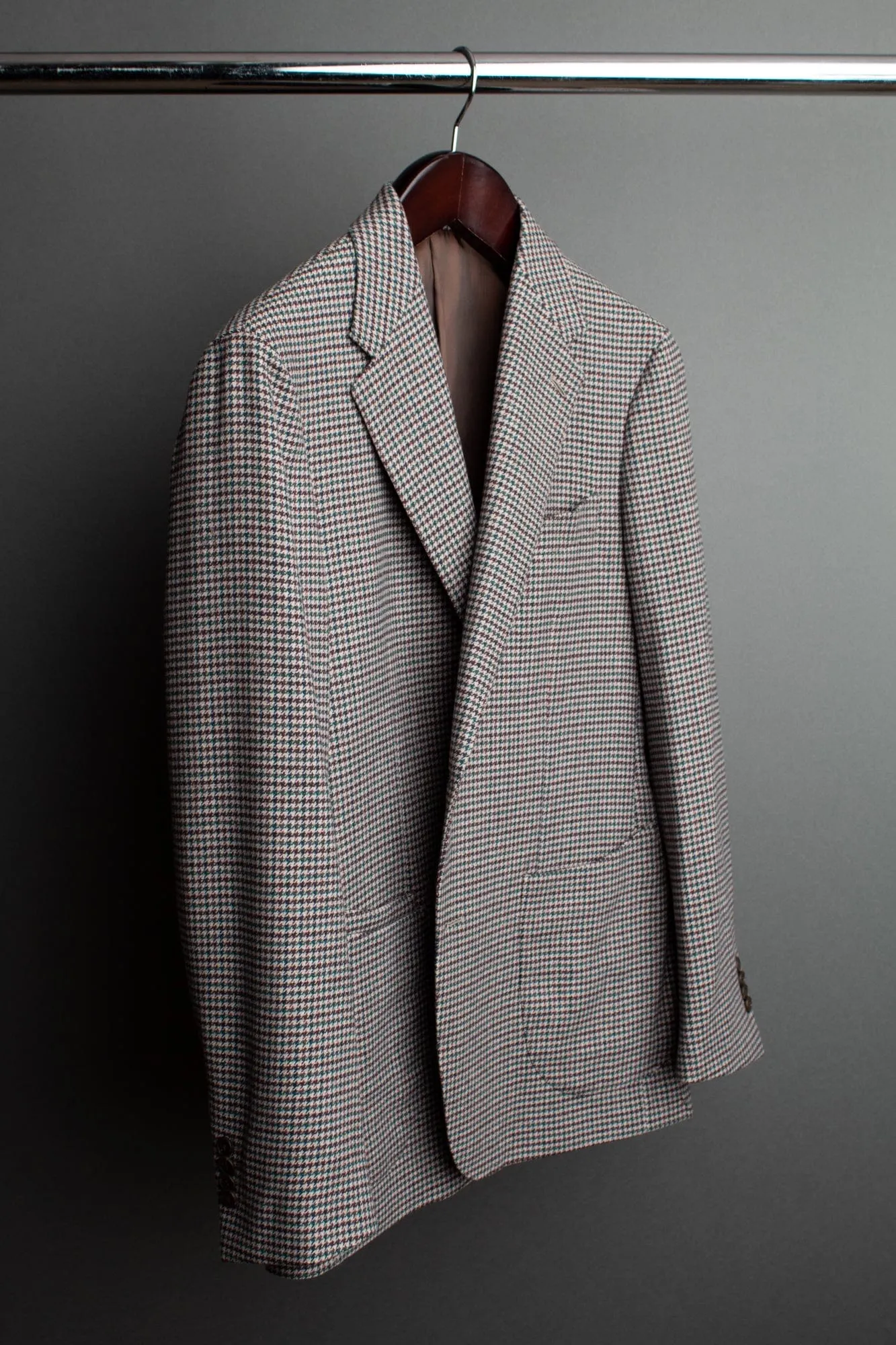 Wool & Cashmere Glenplaid Jacket