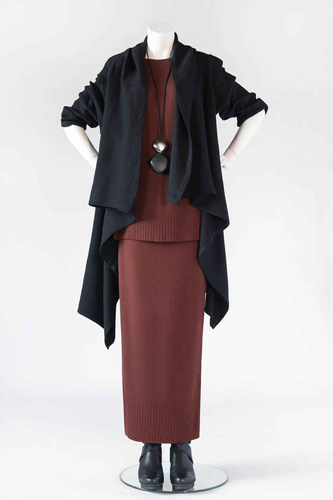 Wrap Jacket in Black Mi-Nu